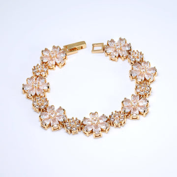 CZ Garden of Light Upon the Wrist Bracelet , Diamond Bracelet, Bracelet Femme, Wedding Bracelet, Bridesmaid Gift, Bride Bracelet.
